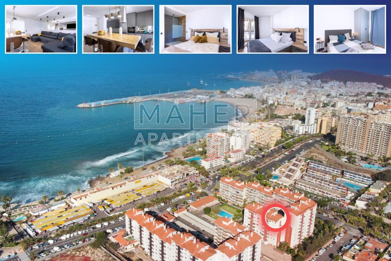 Spectacular Sea View Penthouse Los Cristianos (Tenerife) Exterior foto